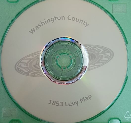 Washington County 1853 Levey Map on CD