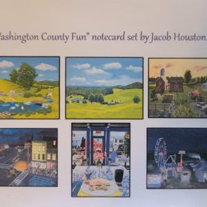 Jacob Houston Note Cards set of 6 "Washington County Fun"